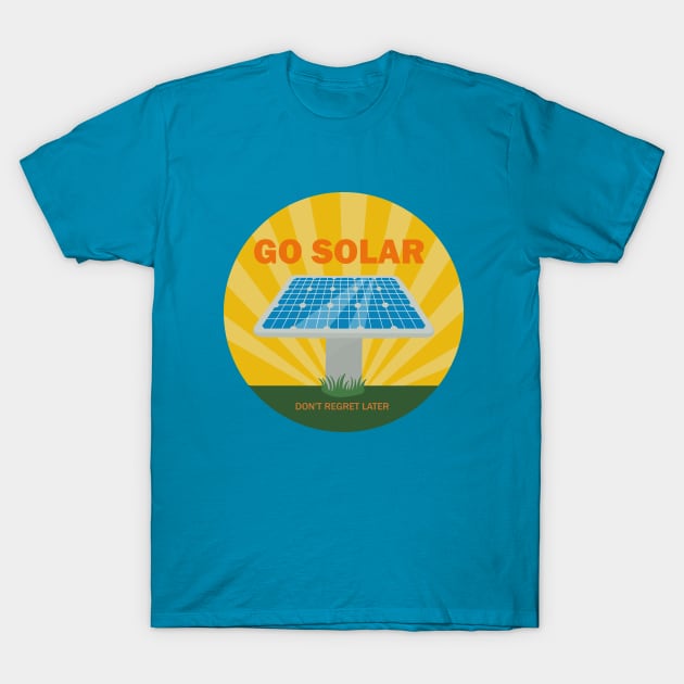 Go Solar T-Shirt by valentinahramov